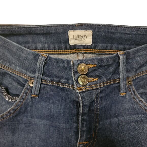 HUDSON Jeans Button Flap Pocket Size 28 - Picture 3 of 5